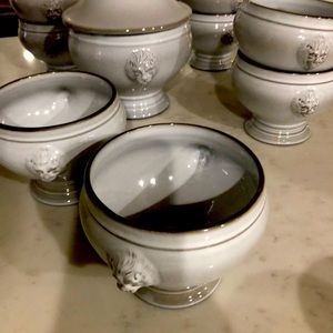 Restoration Hardware Soup Urn and Bowls